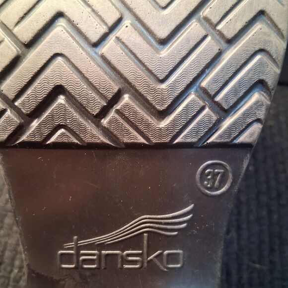 Dansko Marbled Patent Clog Nursing Comfort Shoe Womens Size 37 US 6.5-7 - Picture 8 of 13